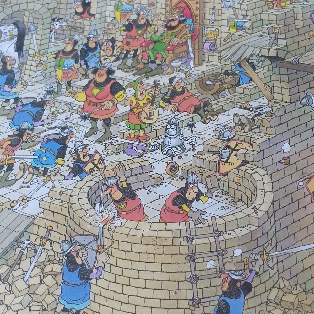 Rare NWT Jan Van Haasteren Castle Conflicts Puzzle - Picture 7 of 8